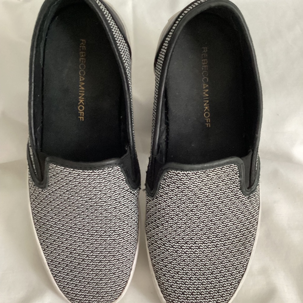 ⚜️ REBECCA MINKOFF Salli sneakers / slip on fabric shoes 6.5 - Picture 2 of 4